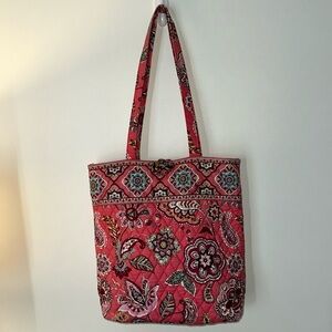 Vera Bradley Call Me Coral‎ Large Tote with Toggle Closure